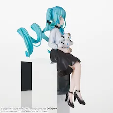 初音ミクシリーズ　ちょこのせ　プレミアムフィギュア“初音ミク×シナモロール”おすましVer.