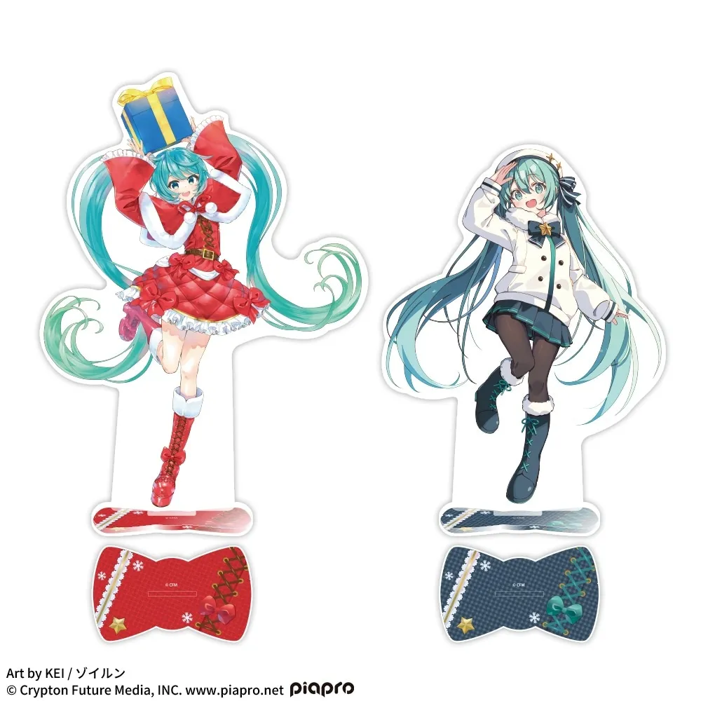 初音ミクシリーズ　プラチナムザッカビッグクリアスタンド “初音ミク” クリスマス2024
