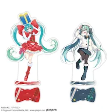 初音ミクシリーズ　プラチナムザッカビッグクリアスタンド “初音ミク” クリスマス2024