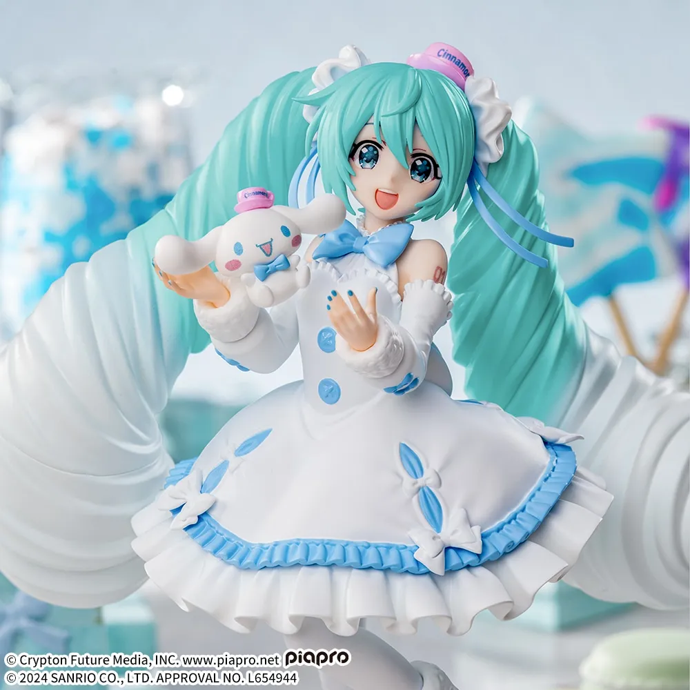 Luminasta 初音ミク×シナモロール 21個セット販売 初音ミクシリーズ Luminasta “初音ミク×シナモロール”ホワイトドレス
