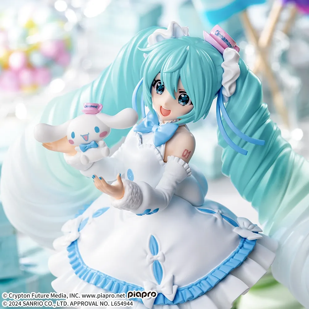 初音ミクシリーズ Luminasta “初音ミク×シナモロール”ホワイトドレス