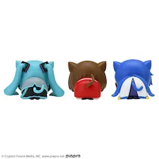 ルフィ　ケロロ軍曹　猫猫　初音ミク　まどマギ　ジョジョ　ヒロアカ　トガヒミコ 初音ミクシリーズ おひるねこ ミニフィギュア“初音ミク・MEIKO・KAITO