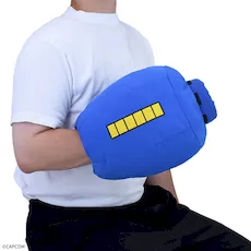 ロックマン　プラチナムザッカ ロックバスタークッション