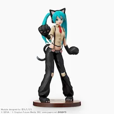 初音ミク Project DIVA Arcade Future Tone　スーパープレミアムフィギュア“初音ミク-にゃんこ”