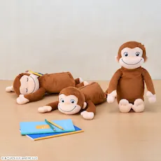 おさるのジョージ　プラチナムザッカぬいぐるみポーチ