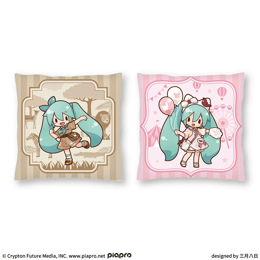 初音ミクシリーズ ふわぷち プラチナムザッカクッション“初音ミク