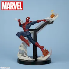 希少！スパイダーマン vs グリーンゴブリン・グライダー ラグ アメリカ雑貨 MARVEL ACT/CUT プレミアムフィギュア “スパイダーマンvsグリーン