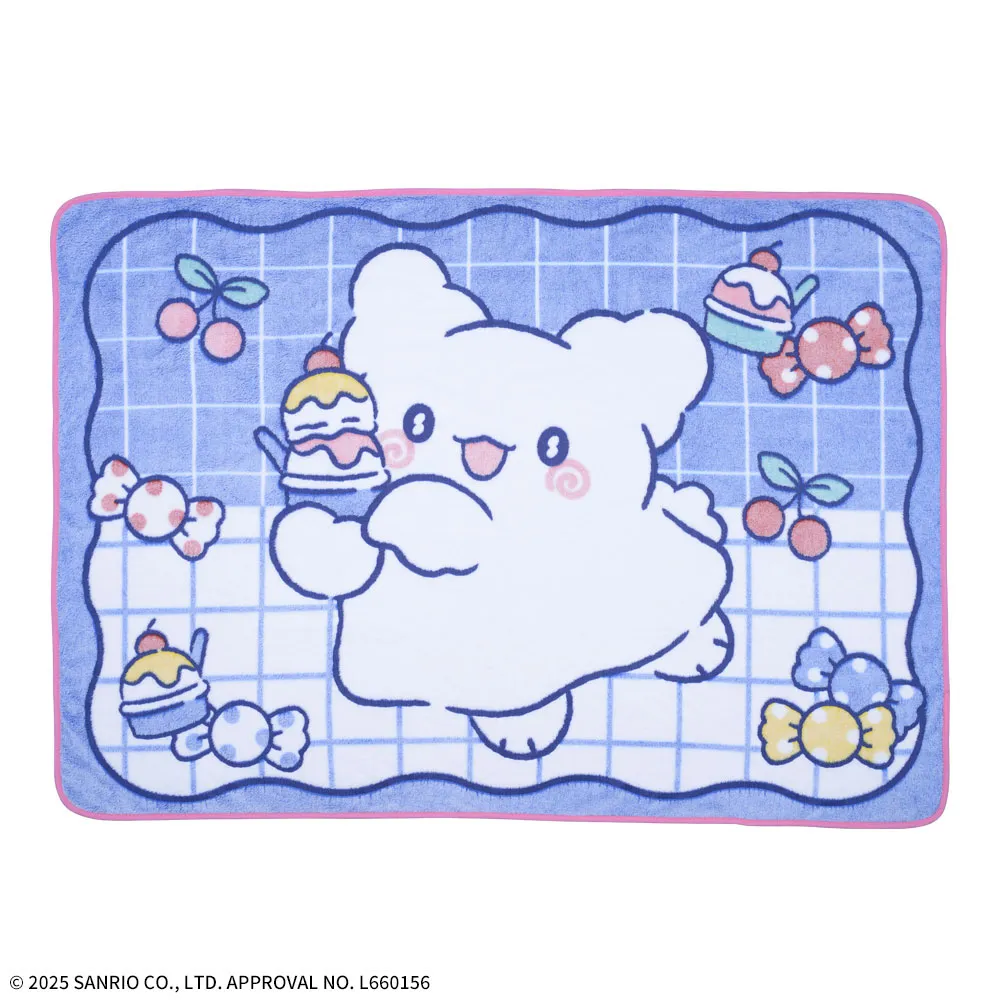 はなまるおばけ　プラチナムザッカfuwa&hugブランケット