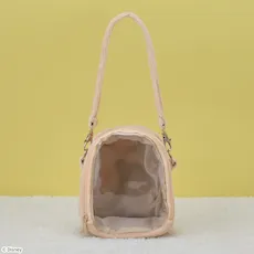 チップ&デール&クラリス　クリア窓付ポーチ　～Fluffy Cuties～