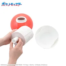 ポケットモンスター　プラチナムザッカモンスターボール風デザインティッシュケース
