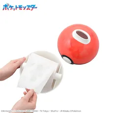 ポケットモンスター　プラチナムザッカモンスターボール風デザインティッシュケース