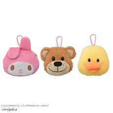 マイメロディ×Suzy's Zoo　カラビナ付フェイスポーチ