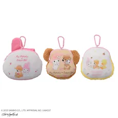 マイメロディ×Suzy's Zoo　カラビナ付フェイスポーチ