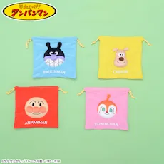 それいけ！アンパンマン　ぬいぐるみ巾着