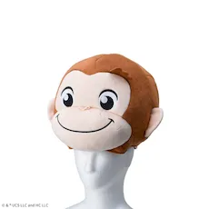 おさるのジョージ　プラチナムザッカぬいぐるみ帽子