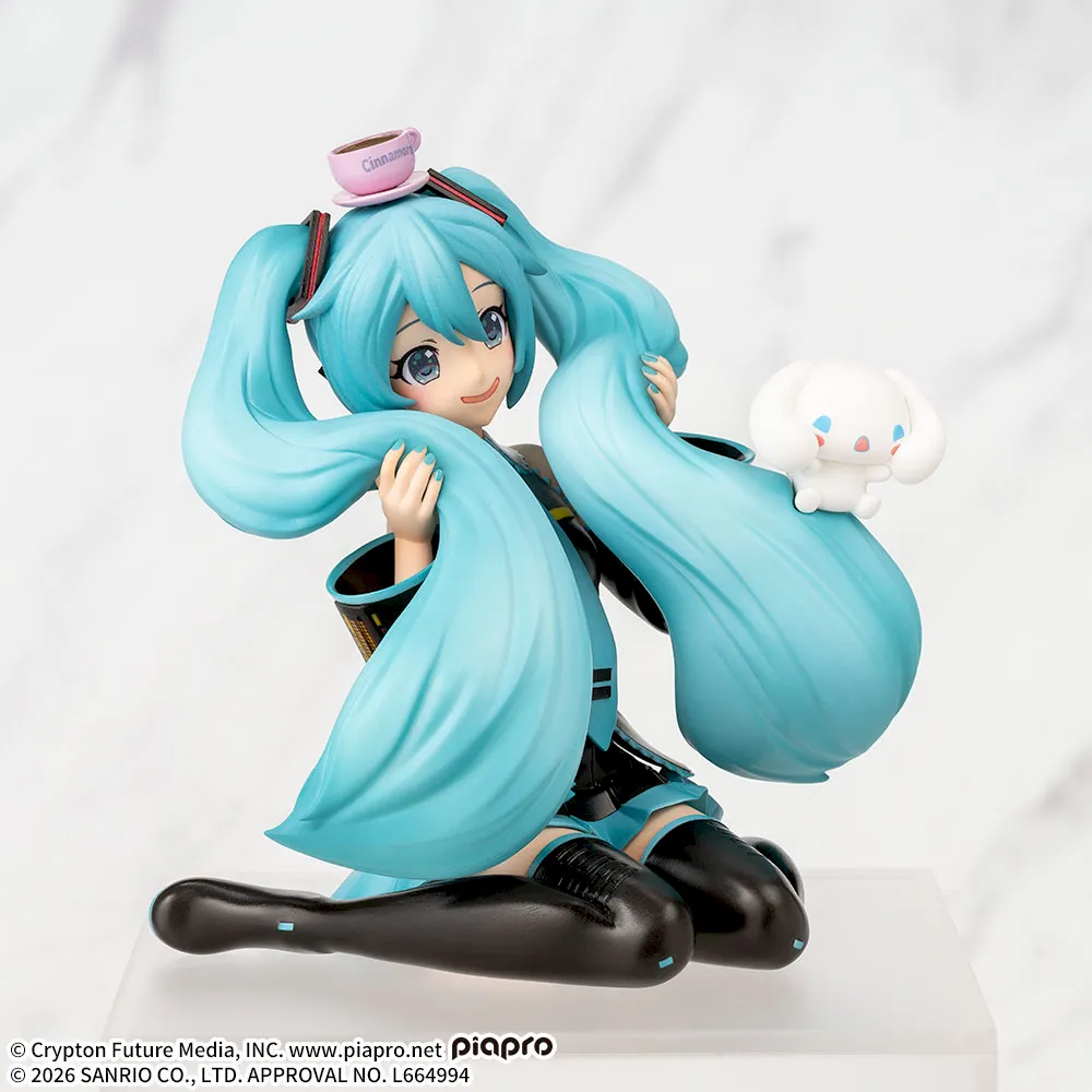 初音ミク×シナモロール フィギュア 24個 初音ミク×シナモロール ちょこのせ プレミアムフィギュア‐初音ミク