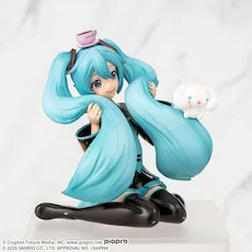 初音ミク×シナモロール　ちょこのせ　プレミアムフィギュア‐初音ミク×シナモロール‐もふっとVer.