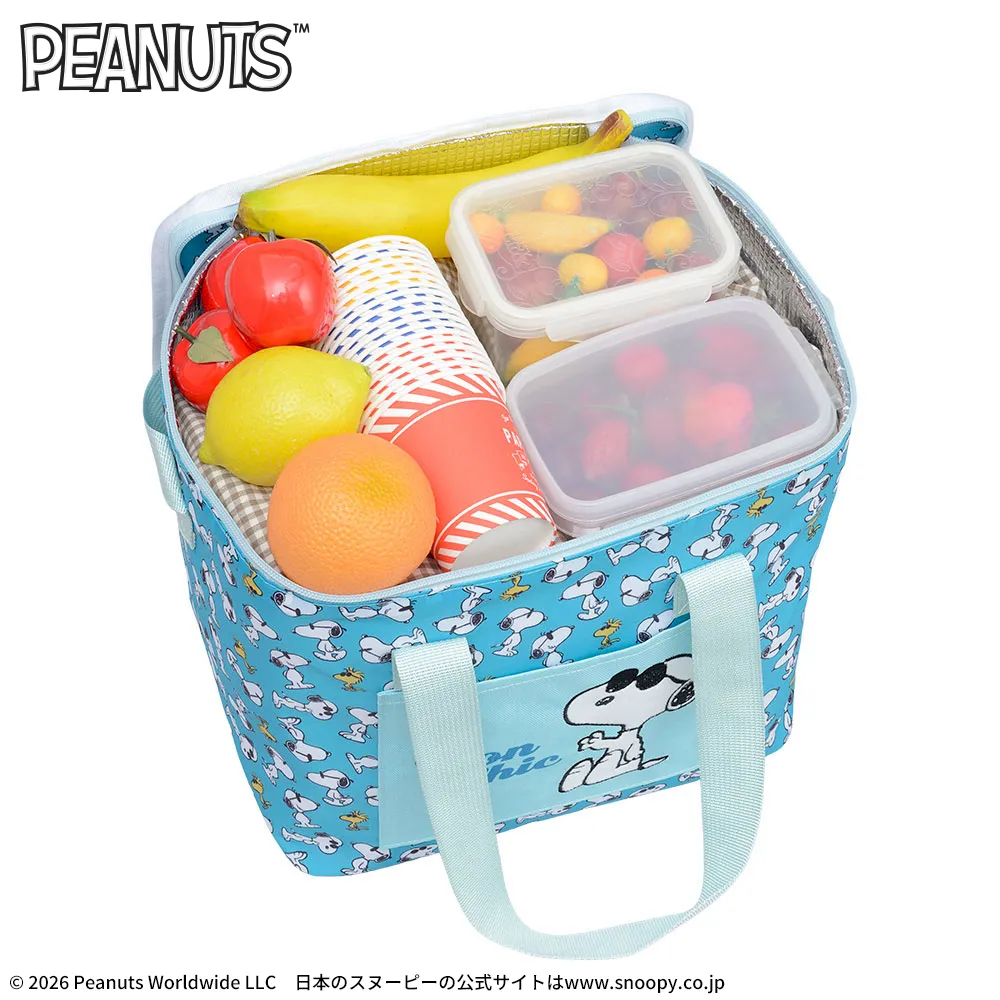SNOOPY™ プラチナムザッカアップリケクーラーバッグ｜プライズ・くじ