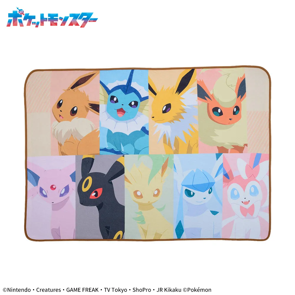 ポケットモンスター　プラチナムザッカ巾着付ブランケット～イーブイフレンズ～