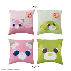 お茶犬&お茶猫　プレミアムクッション