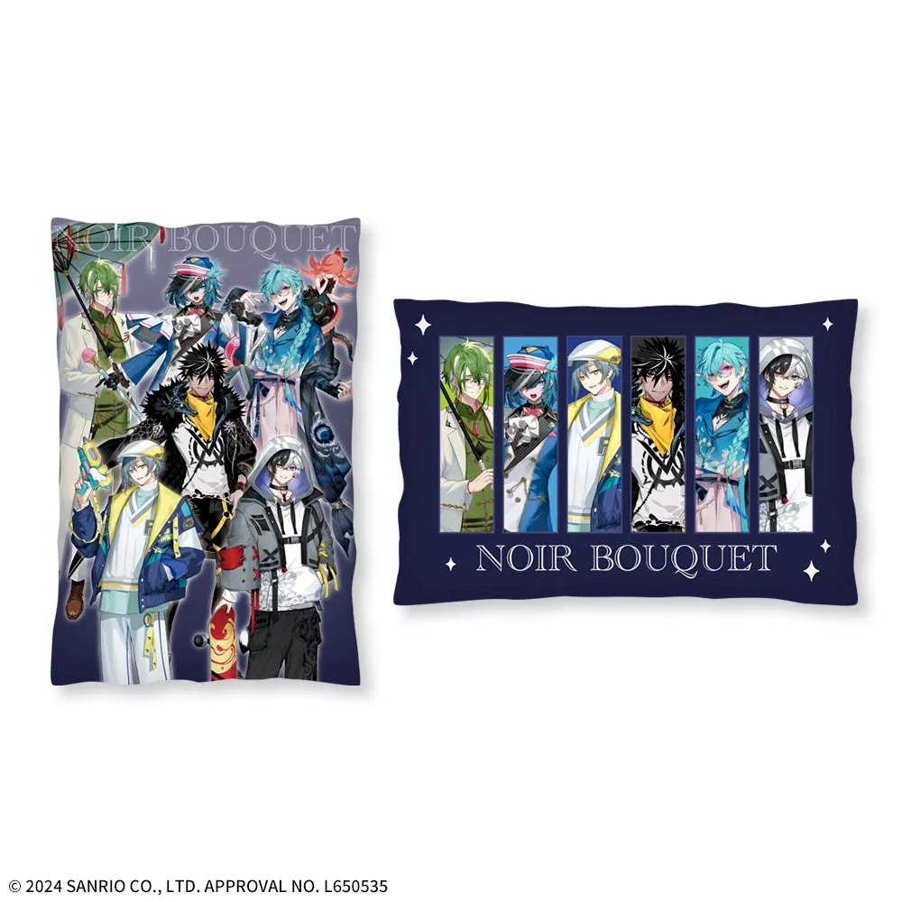 フラガリアメモリーズ プレミアムアートクッション “NOIR BOUQUET
