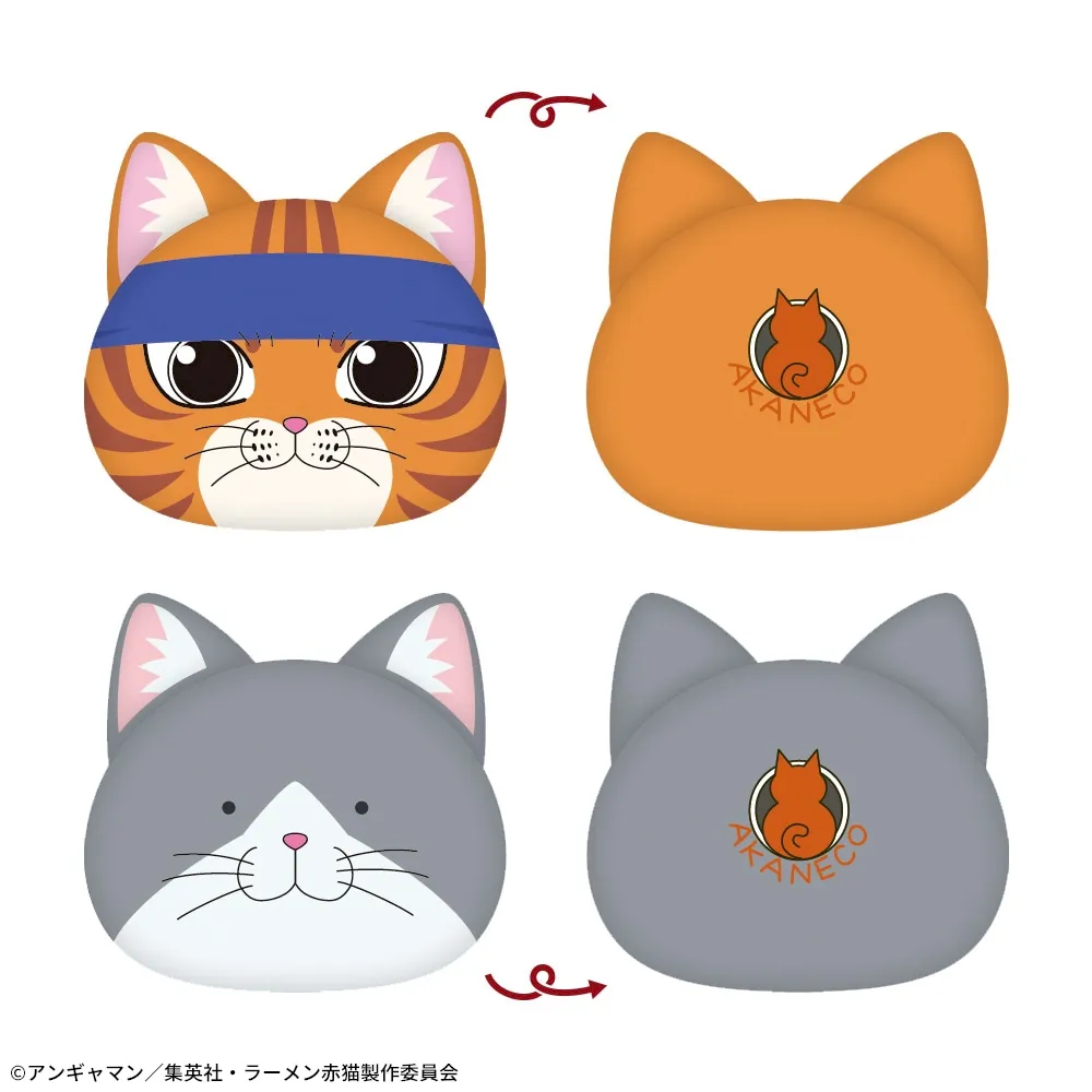 TVアニメ『ラーメン赤猫』　プラチナムザッカもっちり フェイスクッション