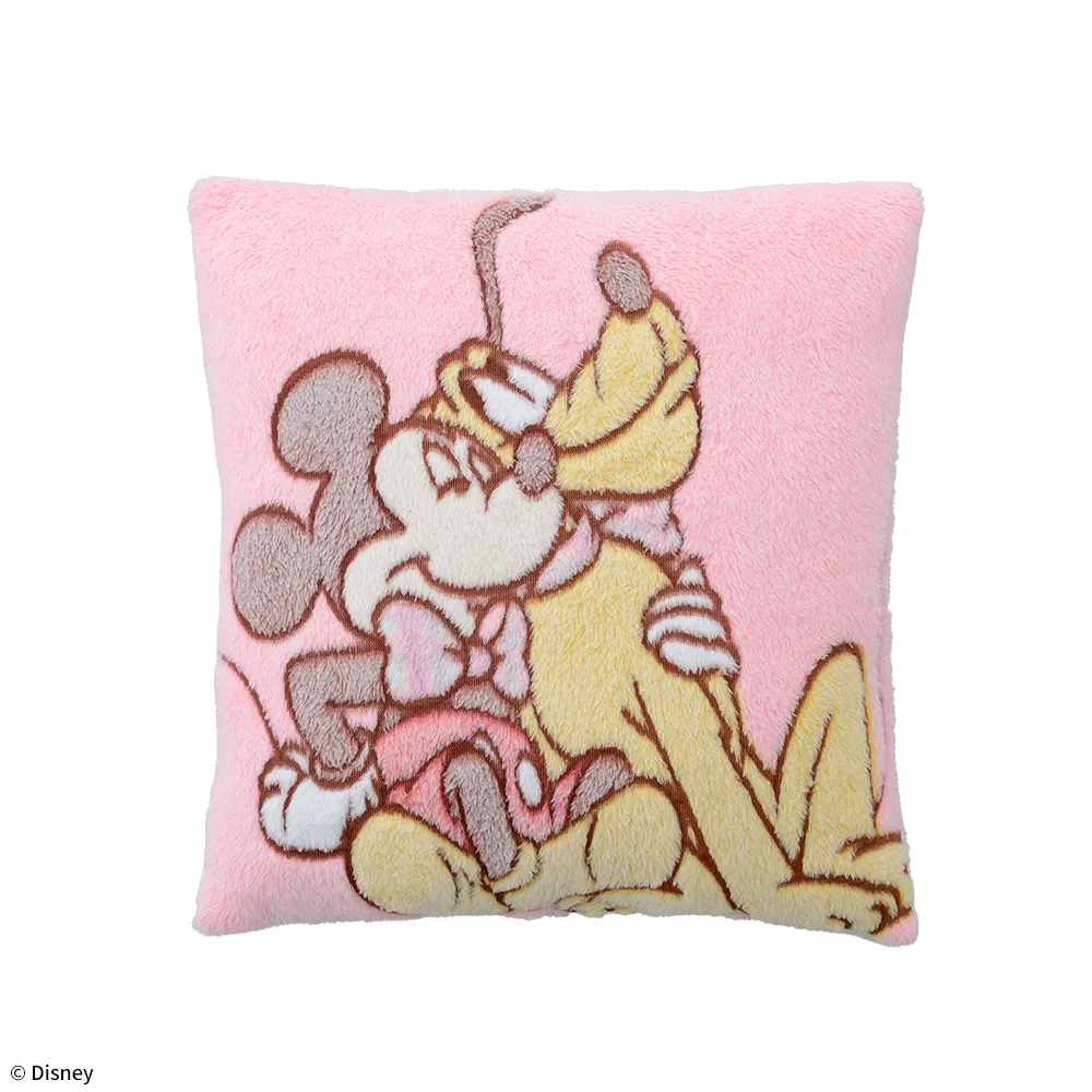 ミッキー&プルート　プラチナムザッカ fuwa&hugクッション　～ワン！ダフルギフト～