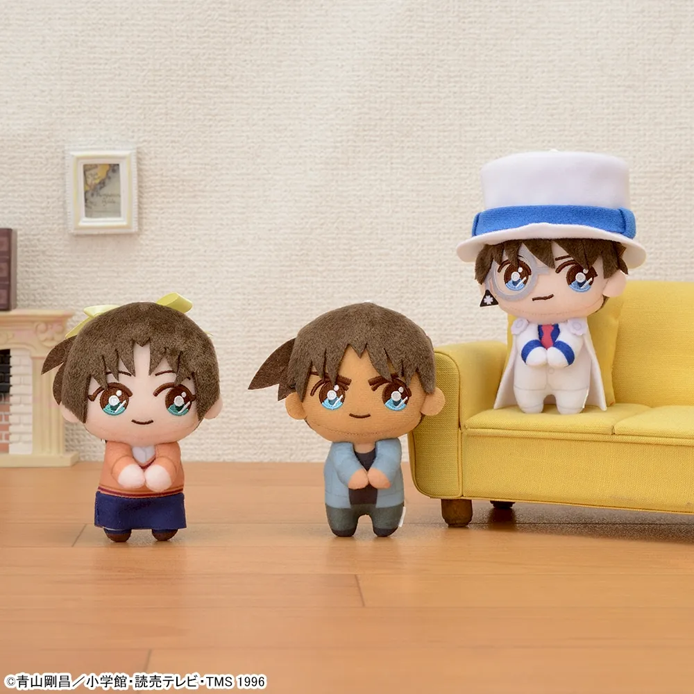 名探偵コナン ぴょことも マスコット“怪盗キッド&平次&和葉”｜プライズ