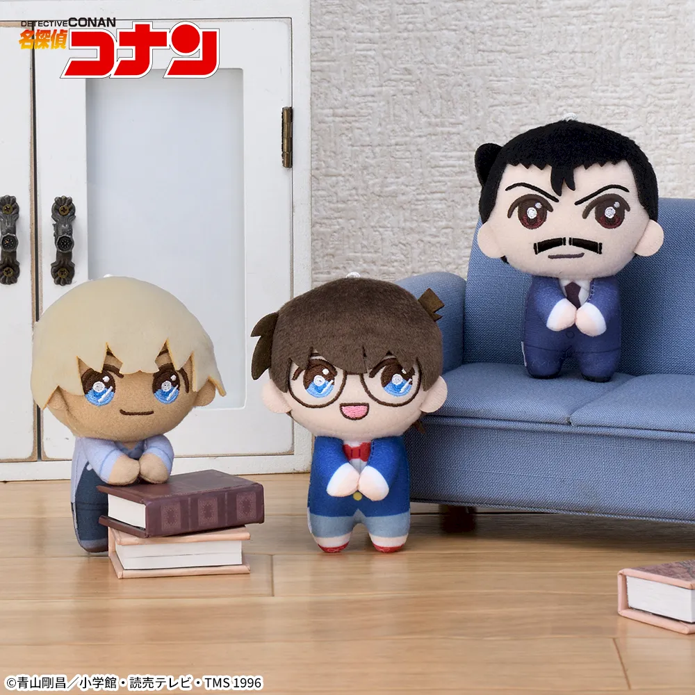 名探偵コナン ぴょことも マスコット“コナン&小五郎&安室”｜プライズ