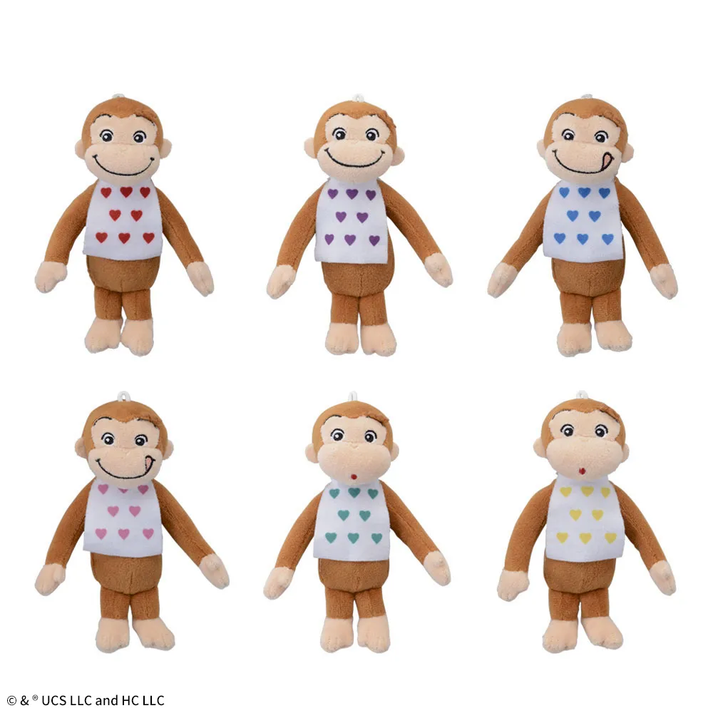 おさるのジョージ　マスコット カラフルエプロン