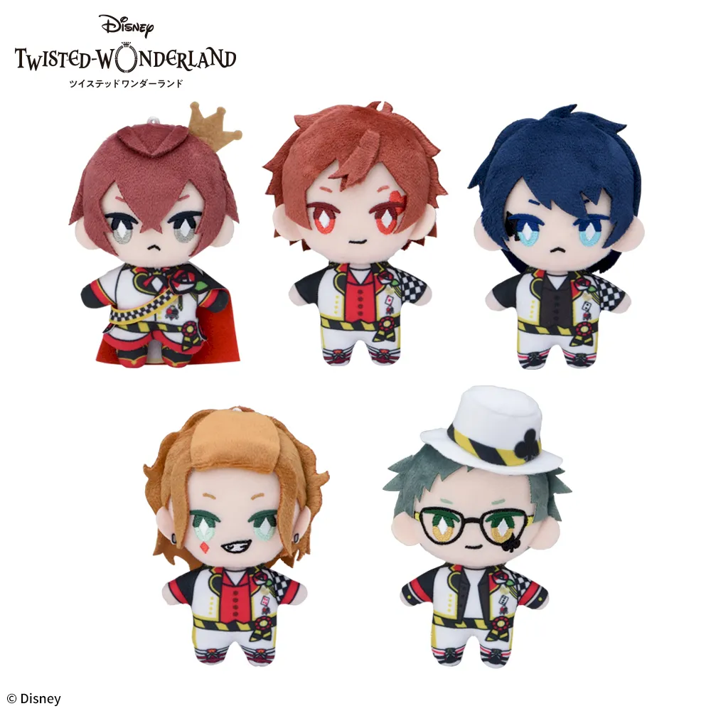 ディズニー ツイステッドワンダーランド　寮服マスコット～ハーツラビュル寮～