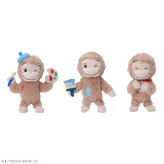 おさるのジョージ　赤いほっぺ　マスコット　おえかき