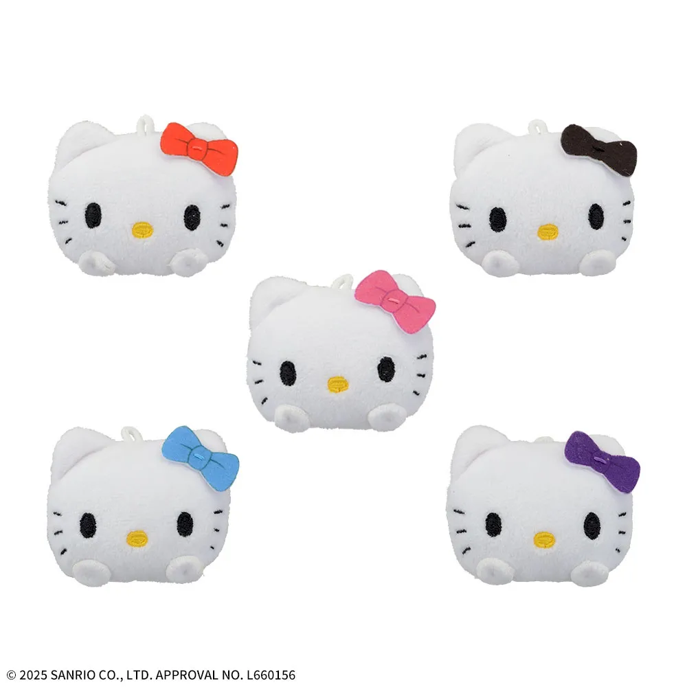 ハローキティ　おてて付フェイスプチマスコット