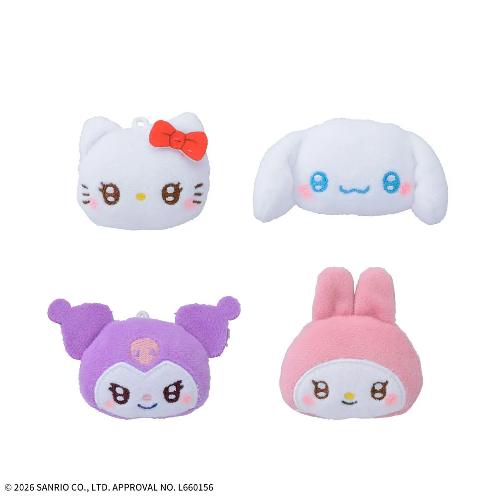 ゆるかわ　サンリオキャラクターズ プチフェイスマスコット