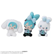初音ミク×シナモロール ひょこぴょこ マスコット｜プライズ・くじ