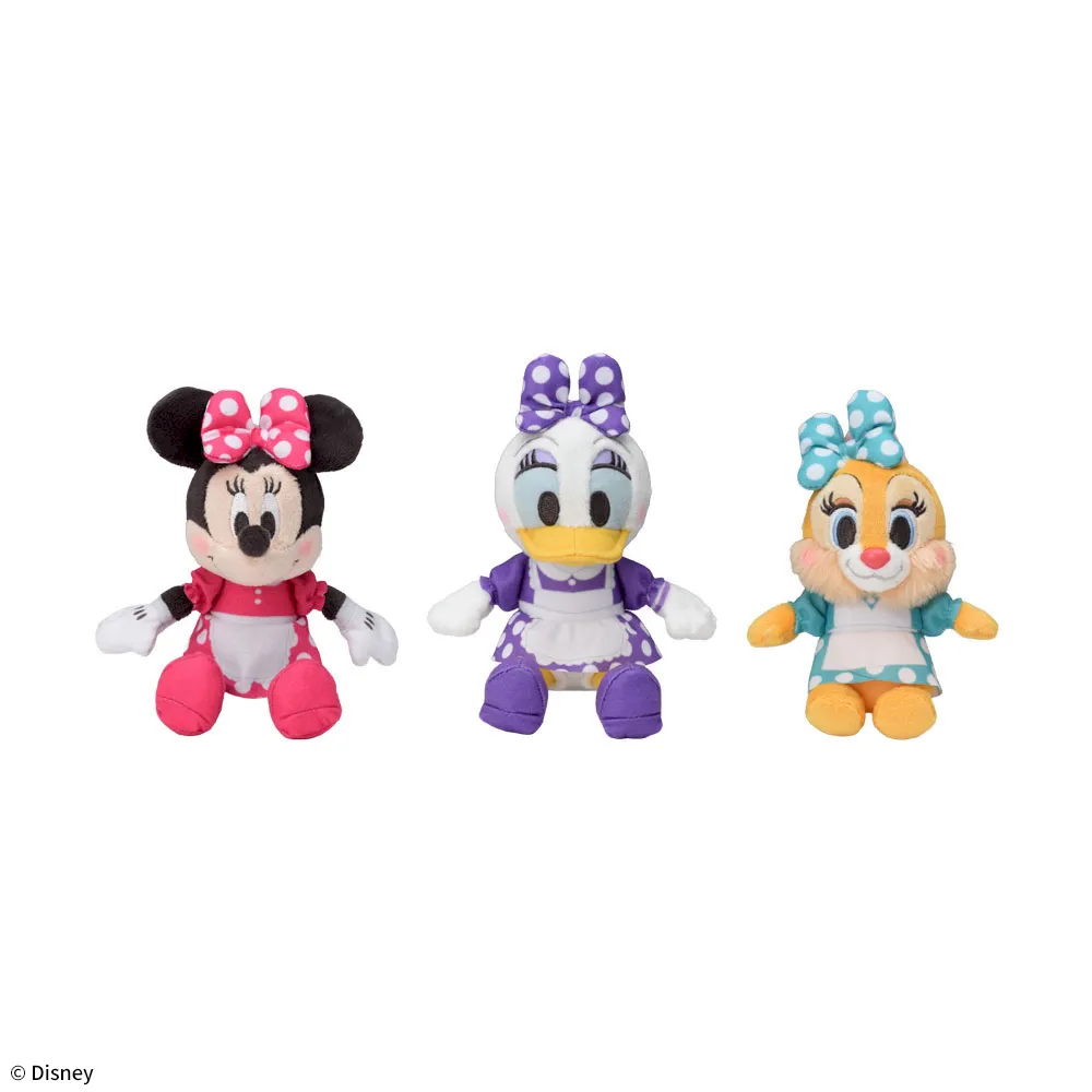 ミニーマウス＆デイジーダック&クラリス 赤いほっぺ マスコット ～GO