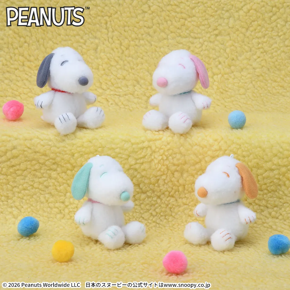 SNOOPY™　マスコット　ふわっとカラフル