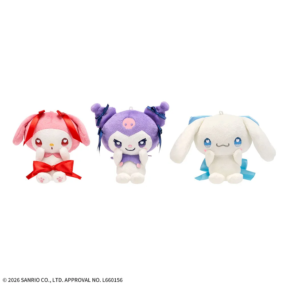 ゆるかわ　サンリオキャラクターズ　マスコット　RIBBON HOLIC