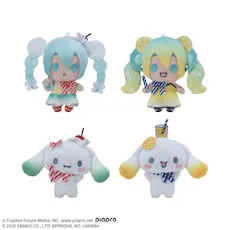 初音ミク×シナモロール　マスコット　～クリームソーダ・レモンソーダ～