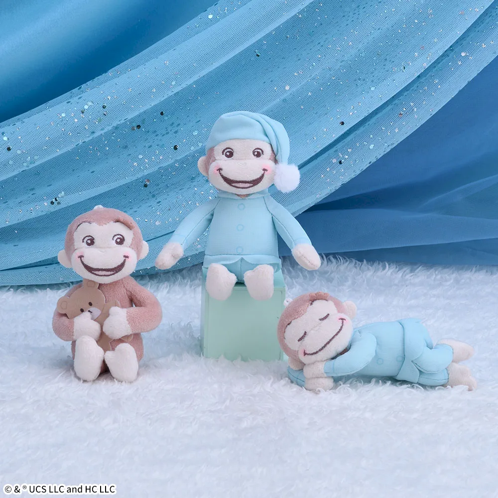 おさるのジョージ　マスコット　Baby　おやすみタイム