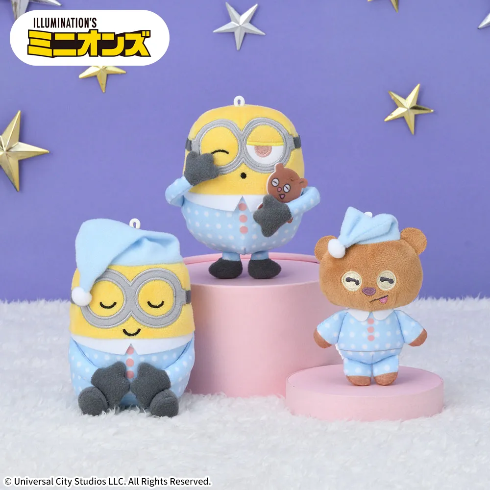 USJ限定 ティム パジャマ ぬいぐるみ ミニオン 未使用 タグ付き ミニオン マスコット‐ボブ&ティム‐ おやすみパジャマ｜プライズ・くじ