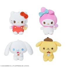 ゆるかわ サンリオキャラクターズ マスコット Sweet Snack Friends