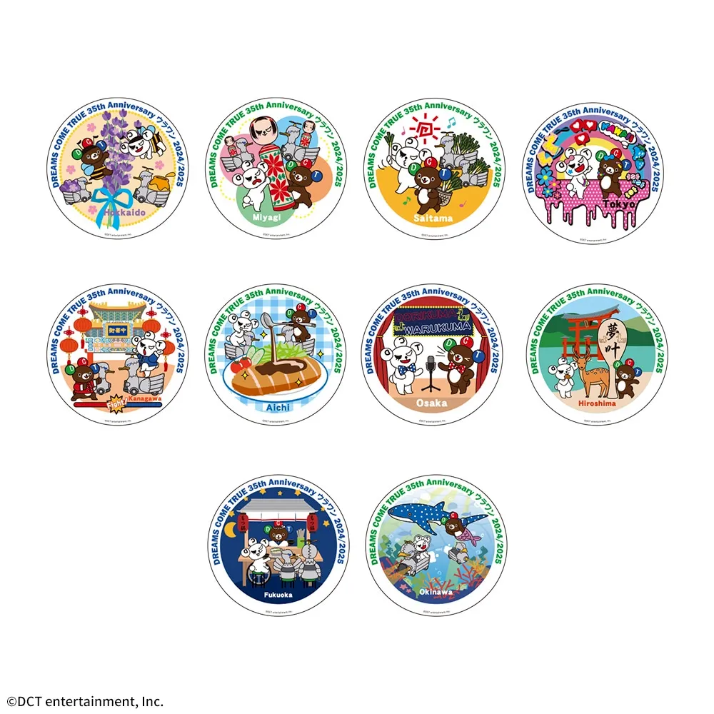 DREAMS COME TRUE 35th Anniversary ウラワン缶バッジ｜プライズ・くじ