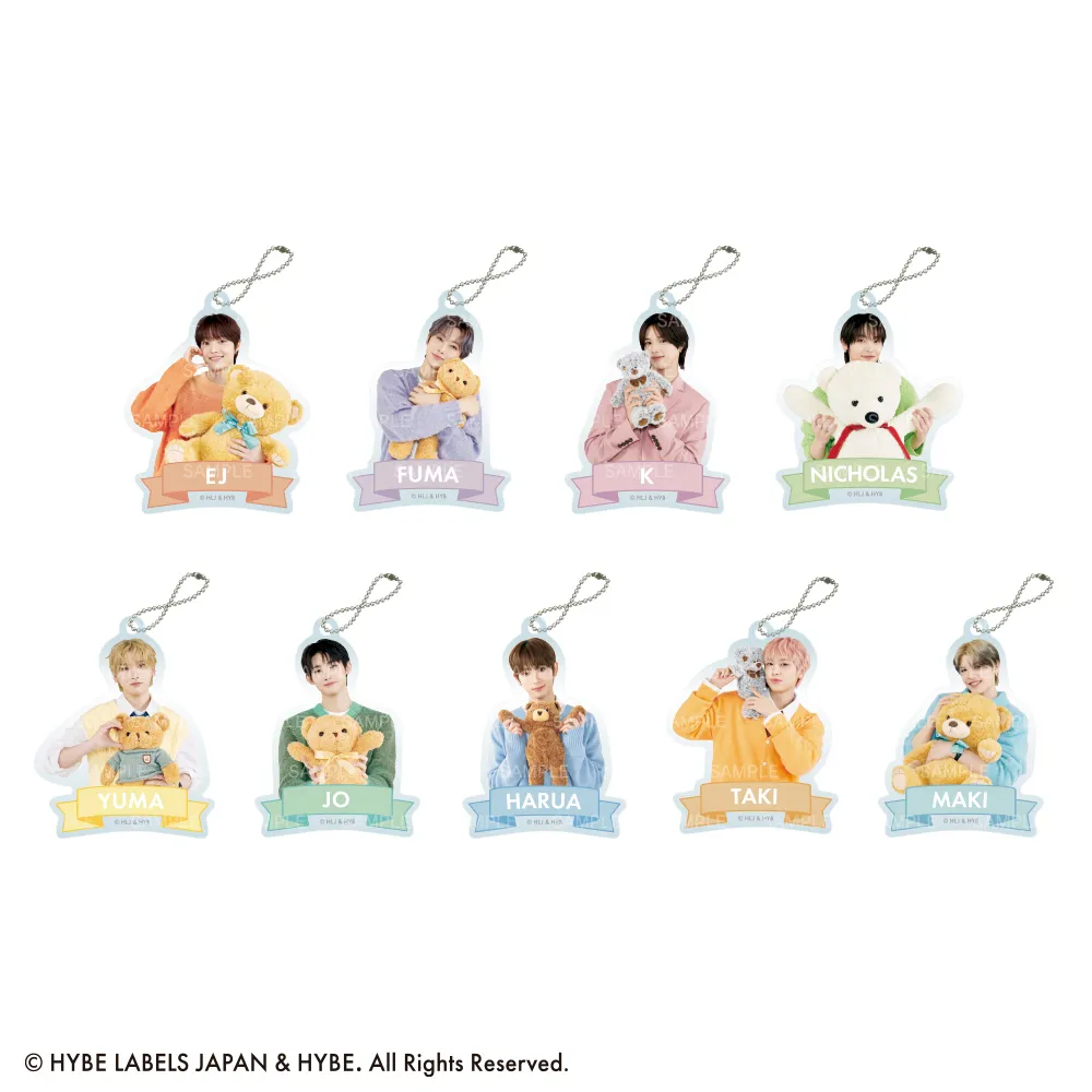 &TEAM アクリルキーチェーン Colorful 全9種セット &TEAM アクリルキーチェーン～Colorful～｜プライズ・くじ・グッズ情報