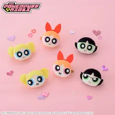 パワーパフ ガールズ　マスコットヘアクリップ