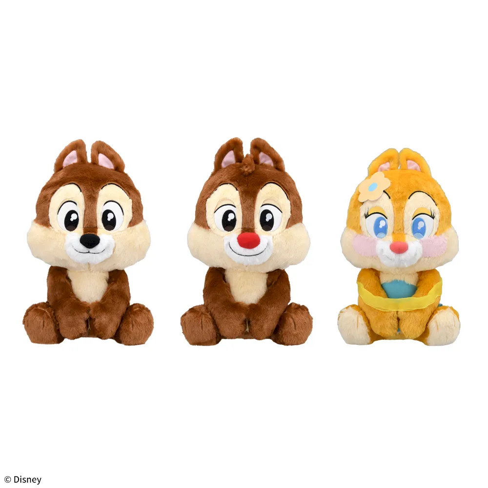 チップ&デール&クラリス うるりぃみぃ ぬいぐるみ｜プライズ・くじ