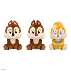 チップ&デール&クラリス うるりぃみぃ ぬいぐるみ｜プライズ・くじ