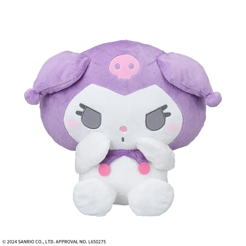 ゆるかわ　サンリオキャラクターズ　LLぬいぐるみ“クロミ”　～はずかちっ！～