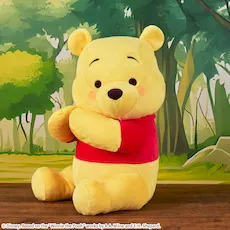 くまのプーさん 赤いほっぺ スーパーラージぬいぐるみ 横向きポーズ