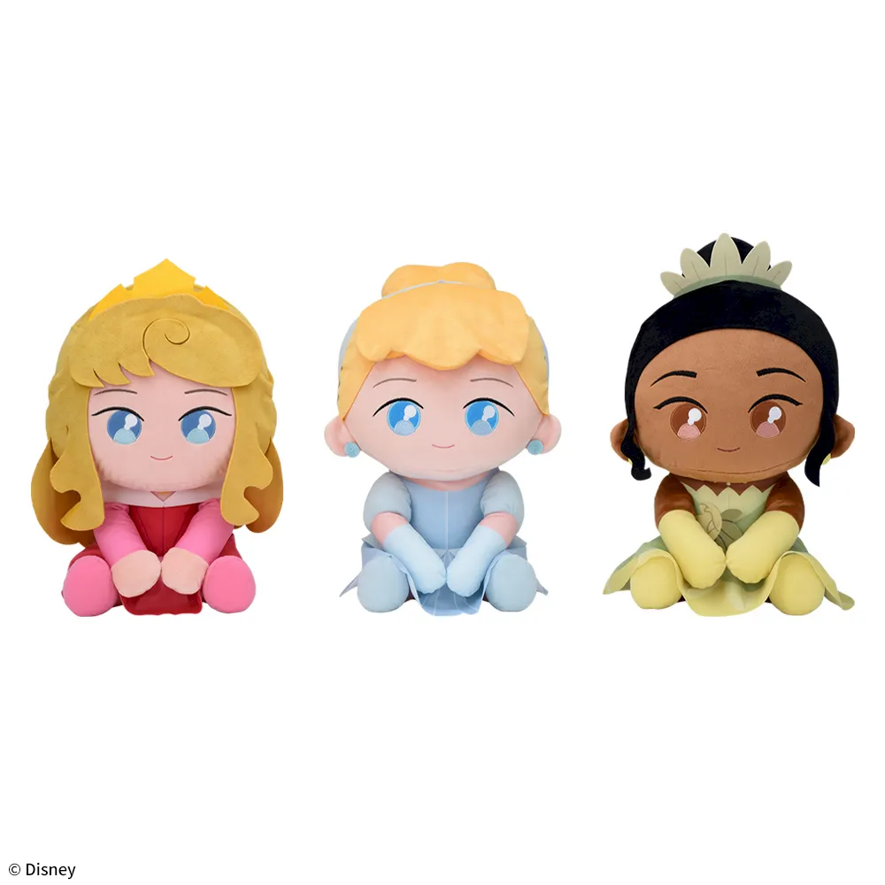 オーロラ姫&シンデレラ&ティアナ うるりぃみぃ　ぬいぐるみ